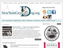 Tablet Screenshot of newyorkcitydog.org